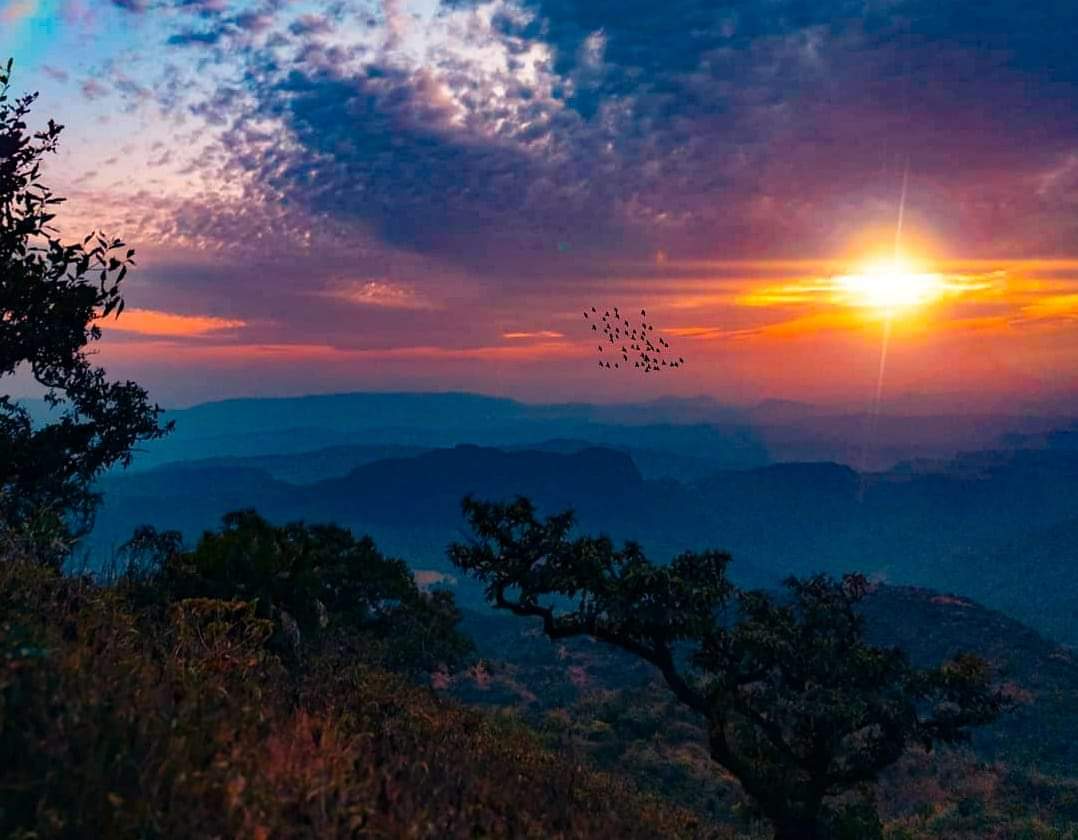Pachmarhi view